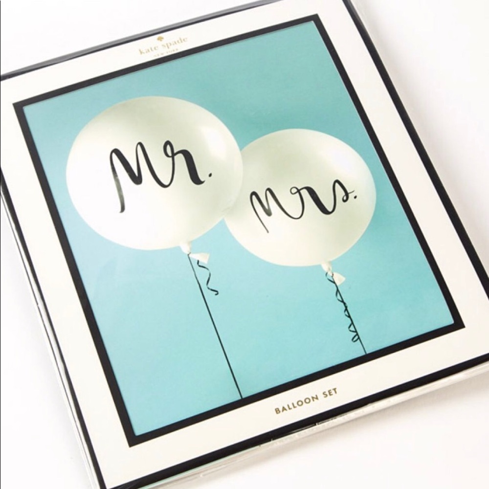 COPY - Kate Spade Mr. & Mrs. Balloons